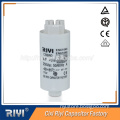 Low dissipation surgical lamp capacitor